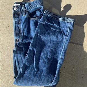 Levi’s ribcage straight ankle jeans